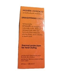 Mixed Chicks Straightening Serum Thermal Protectant for Heat Styling 4 oz NEW